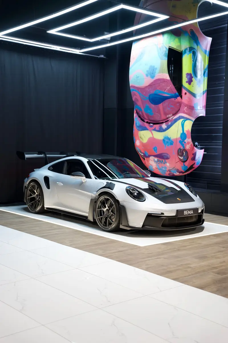 BEM3RS — Porsche GT3 RS mascotte BEMA